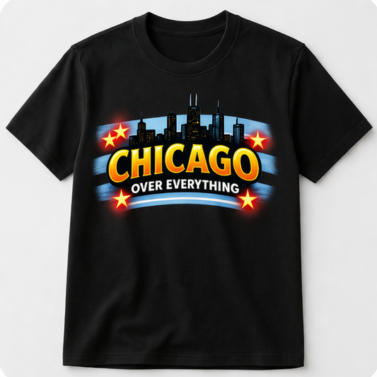 Chicago Over Everything Shirt | Chicago Streetwear Tee & Hoodie