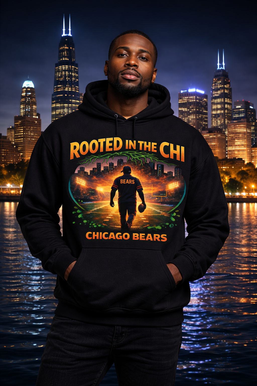 “Rooted In The Chi”Chicago Bears Apparel