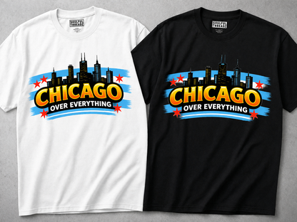 Chicago Over Everything Shirt | Chicago Streetwear Tee & Hoodie