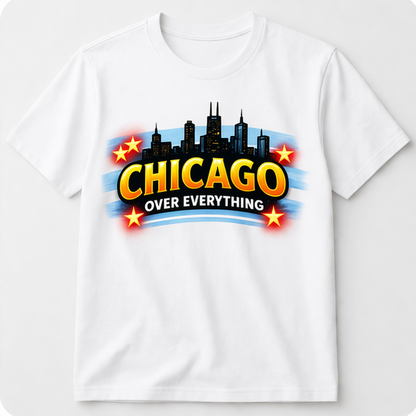 Chicago Over Everything Shirt | Chicago Streetwear Tee & Hoodie