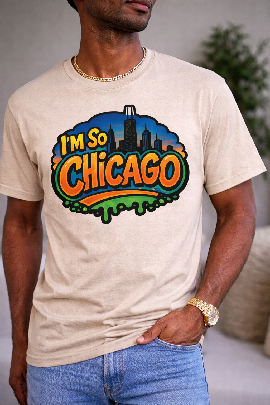 "I'm So Chicago" Statement Apparel